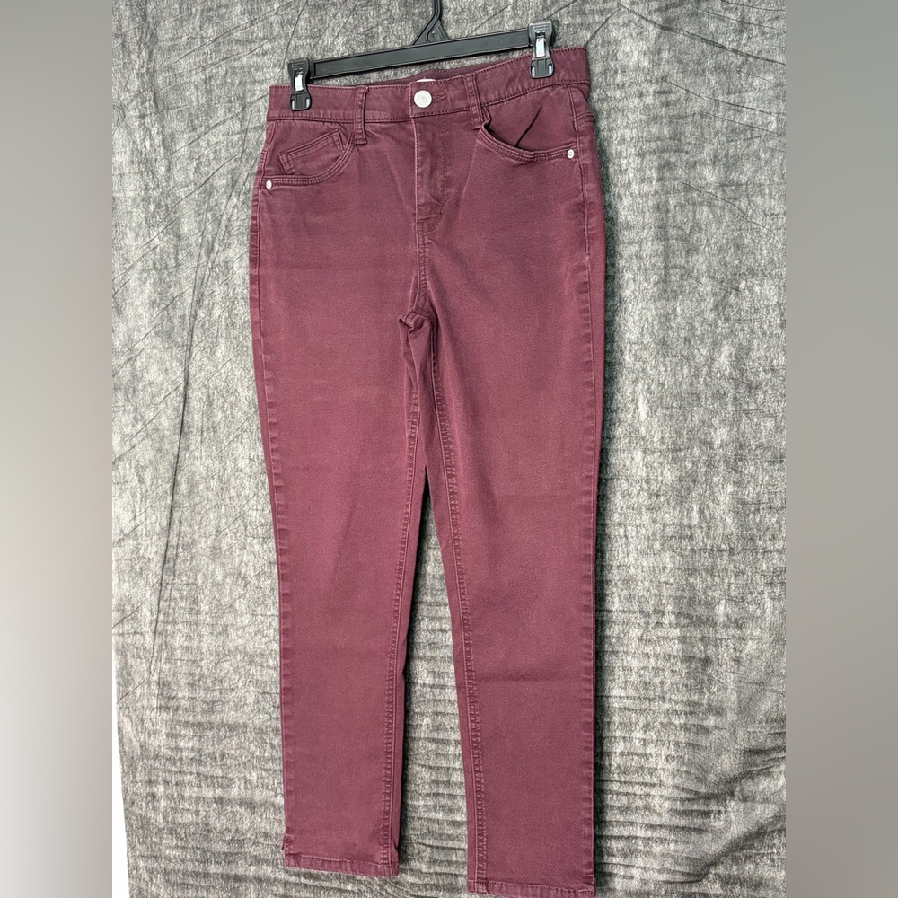 Gibson Latimer Burgundy Skinny Jeans women’s Size 4 Stretch Denim(A259)✨